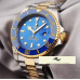 HK1133 ROLEX SUBMARİNER ÇELİK ALTIN MAVİ BEZEL